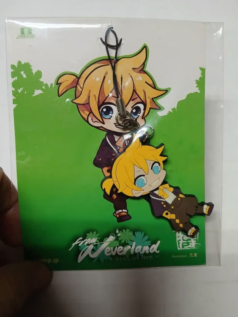 Vocaloid Len Kagamine Rubber Strap Nem From Neverland Vers RARE Crypton Japan